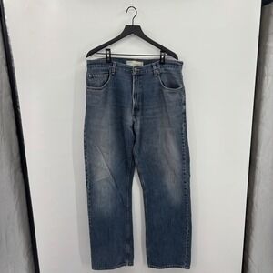 Levis 569 Loose Straight Jeans Mens 36x34 Medium Wash Denim 00569-0576 2005